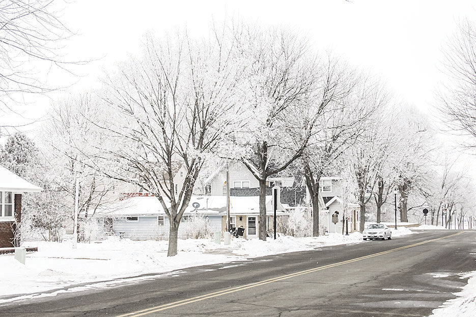 Snowy North Main Street